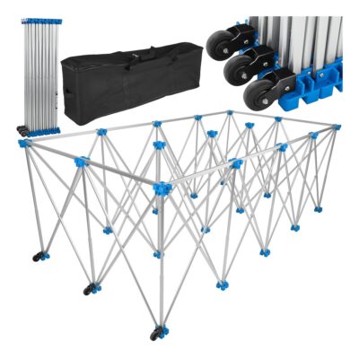 GEKO G30170 összecsukható csempelőasztal nagyméretű lapokhoz 230x118x85cm 1000kg