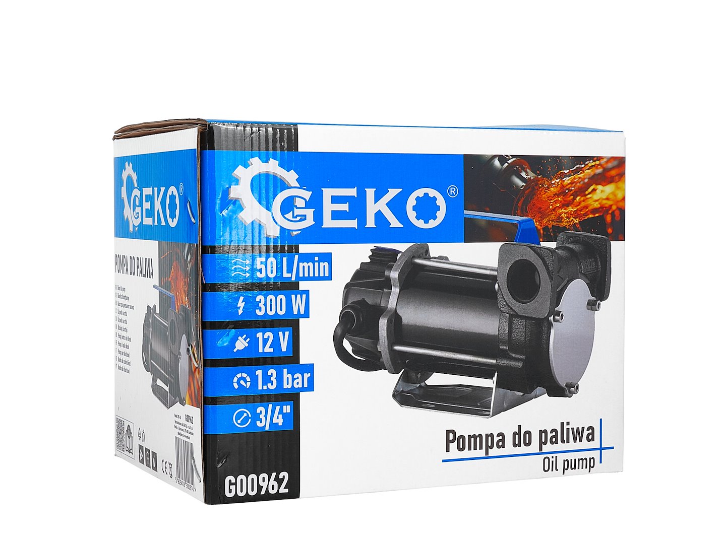 GEKO 12V BIG üzemanyag szivattyú 300W