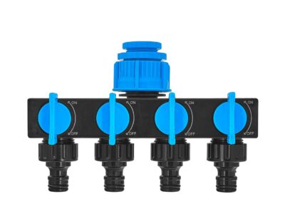 GEKO G72959 Elosztó szeleppel 4-utas 3/4" 1/2" redukcióval SKY-LINE