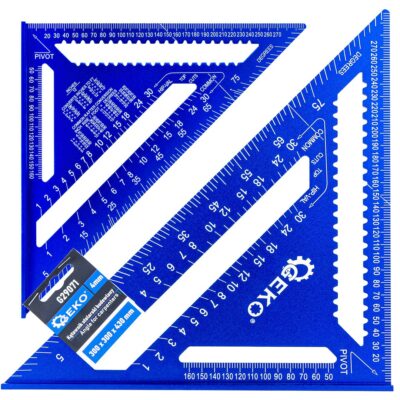 GEKO ácsmester építkezési derékszög 300x300x430mm 4mm (40db)