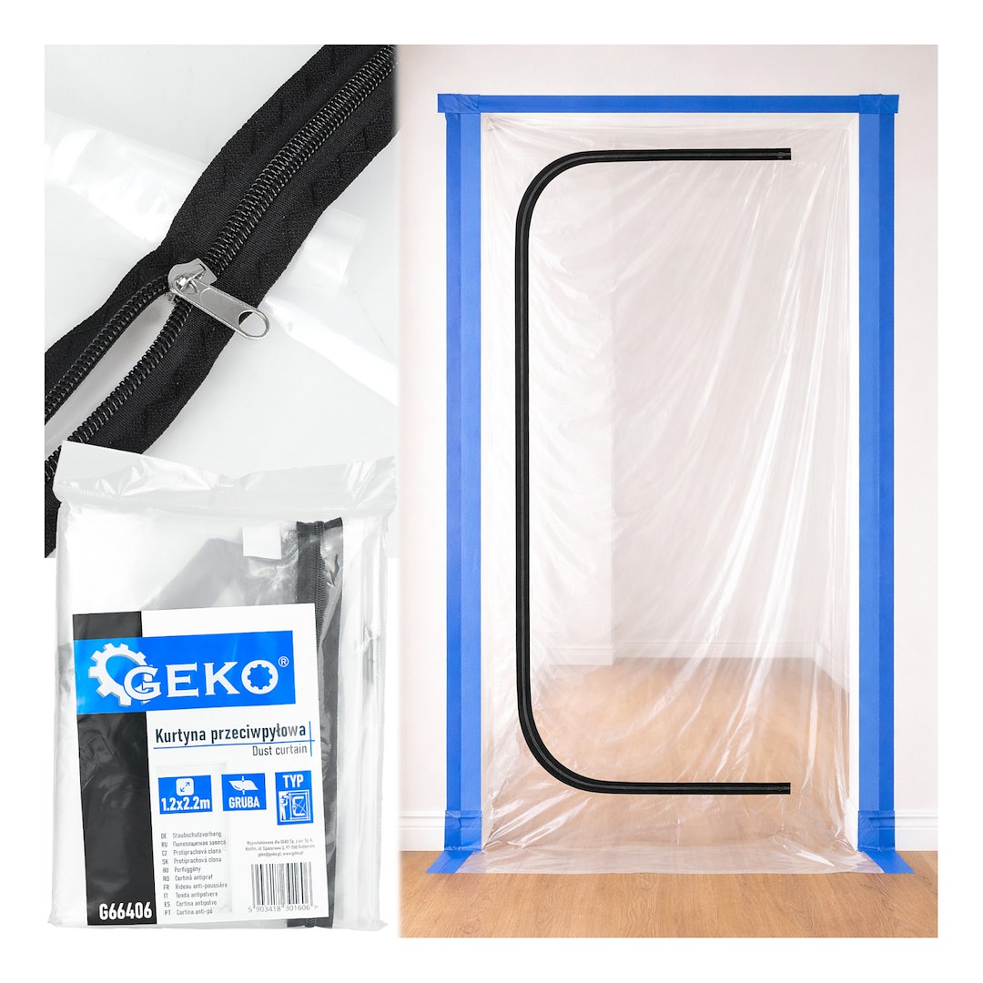 GEKO porvédő függöny ajtóra 220x120cm C típus