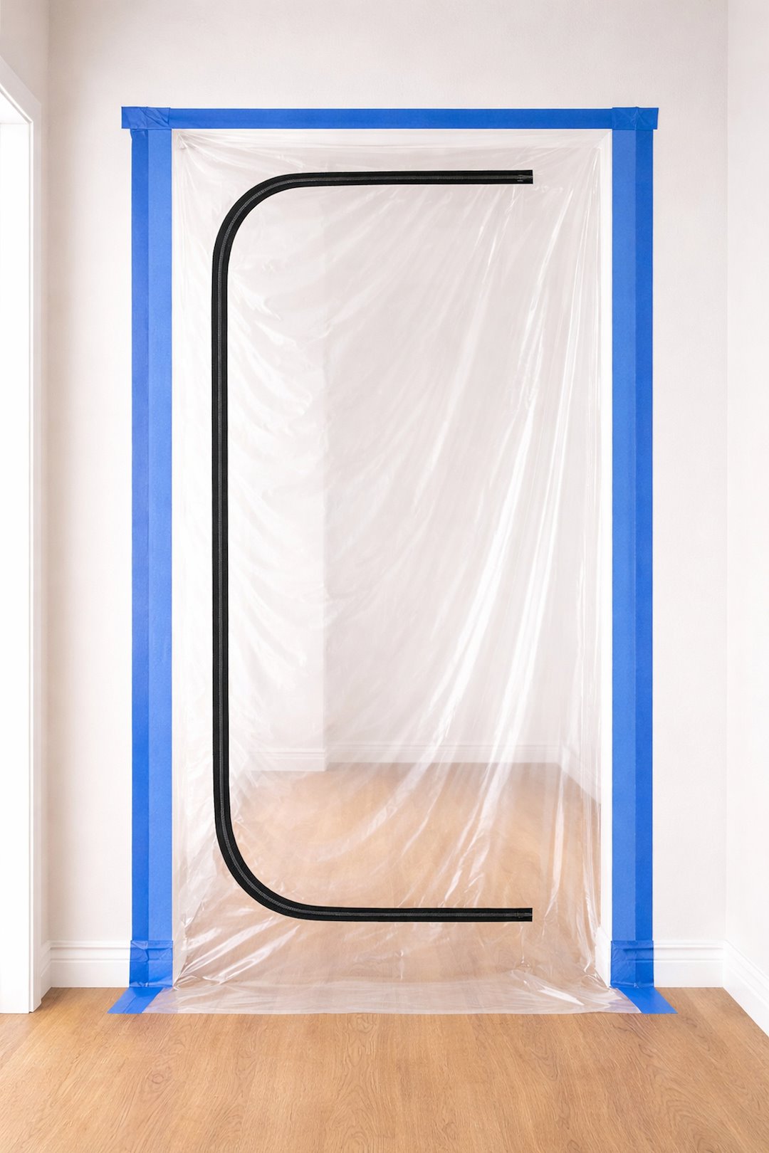 GEKO porvédő függöny ajtóra 220x120cm C típus