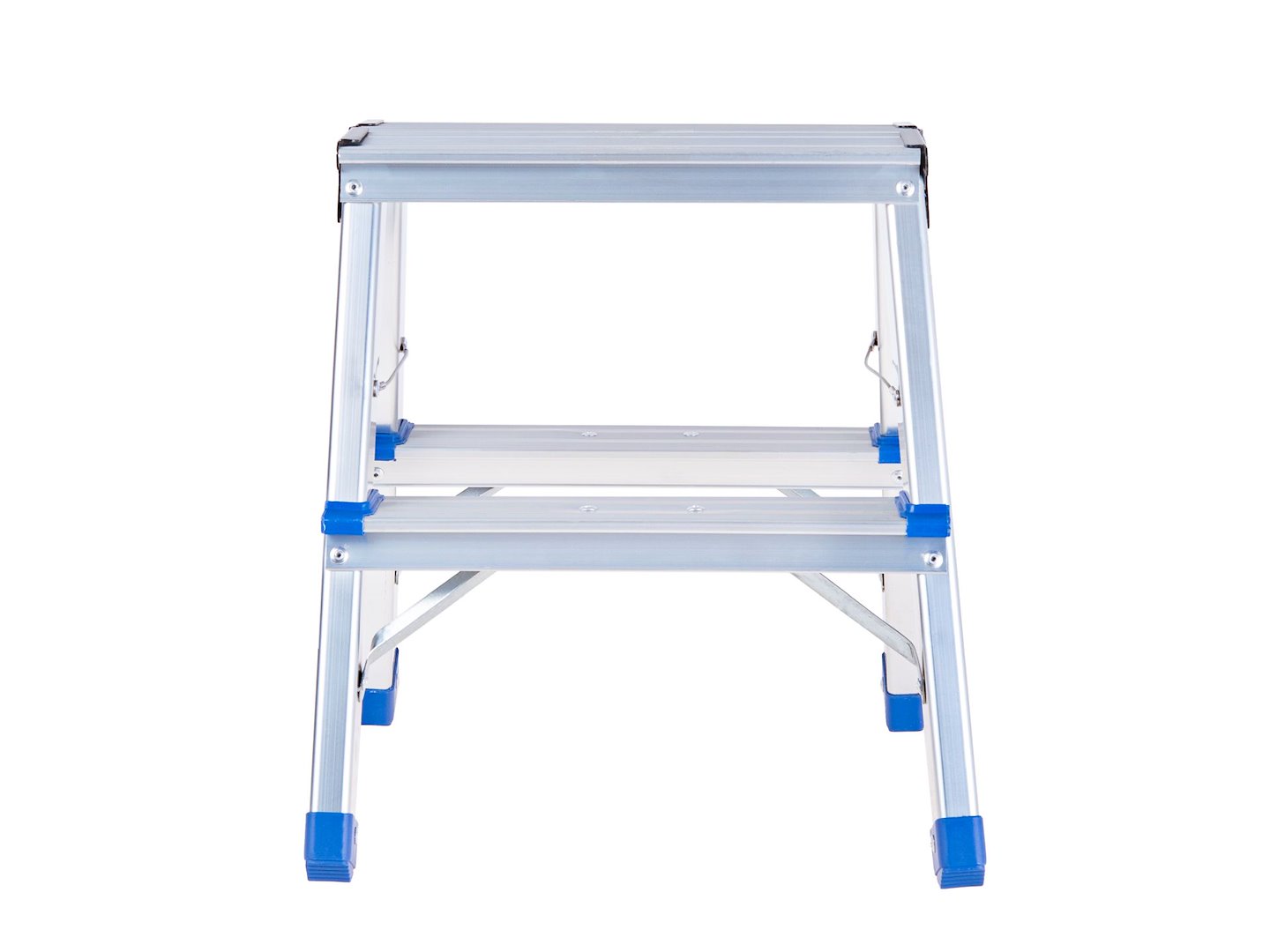 GEKO aluminium kétoldalas létra 2 fokos 150kg teherbírás