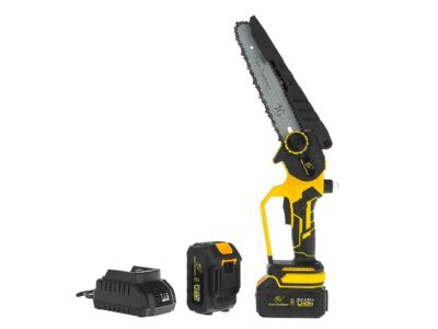 G80667 kép 2 GEKO akkumulátoros láncfűrész 8" 21V 2x4.0Ah XXL csomag kofferben