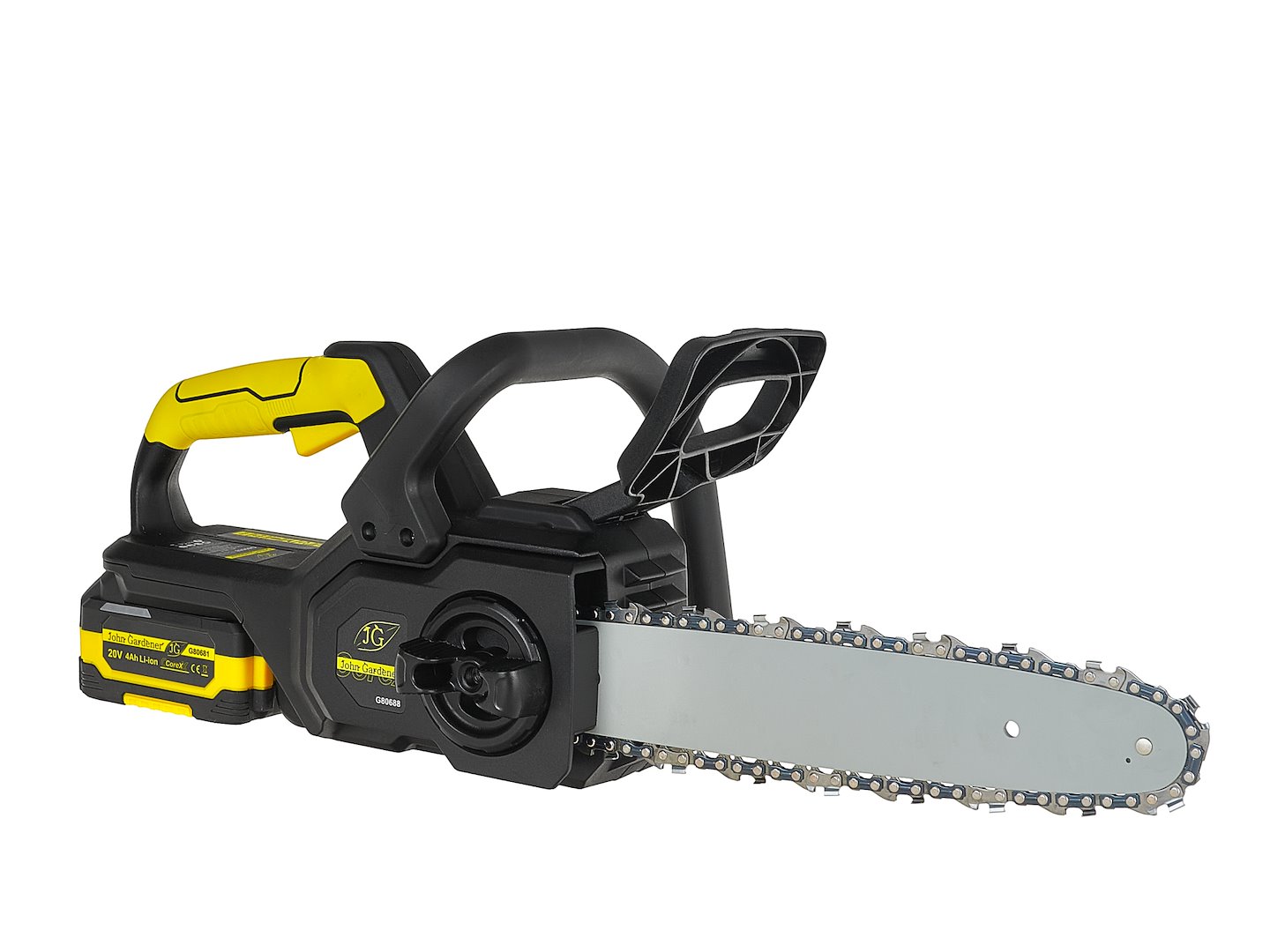 GEKO 12" akkumulátoros láncfűrész szénkefe nélküli 4.0Ah 20V CoreX