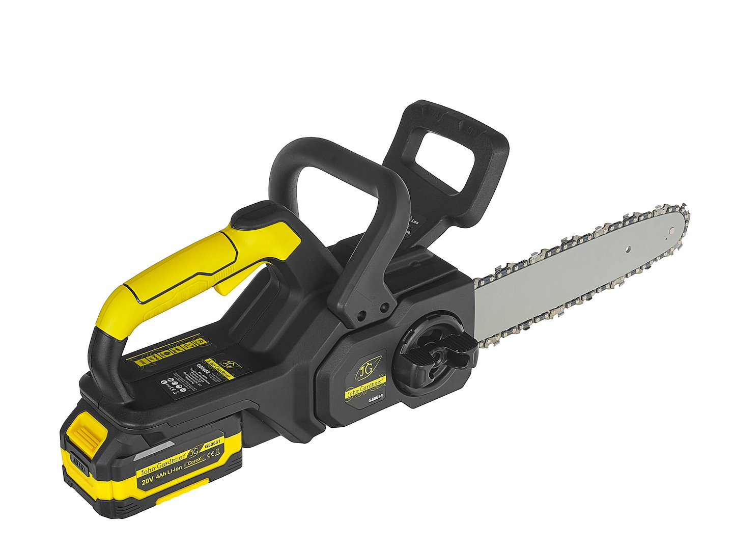 GEKO 12" akkumulátoros láncfűrész szénkefe nélküli 4.0Ah 20V CoreX