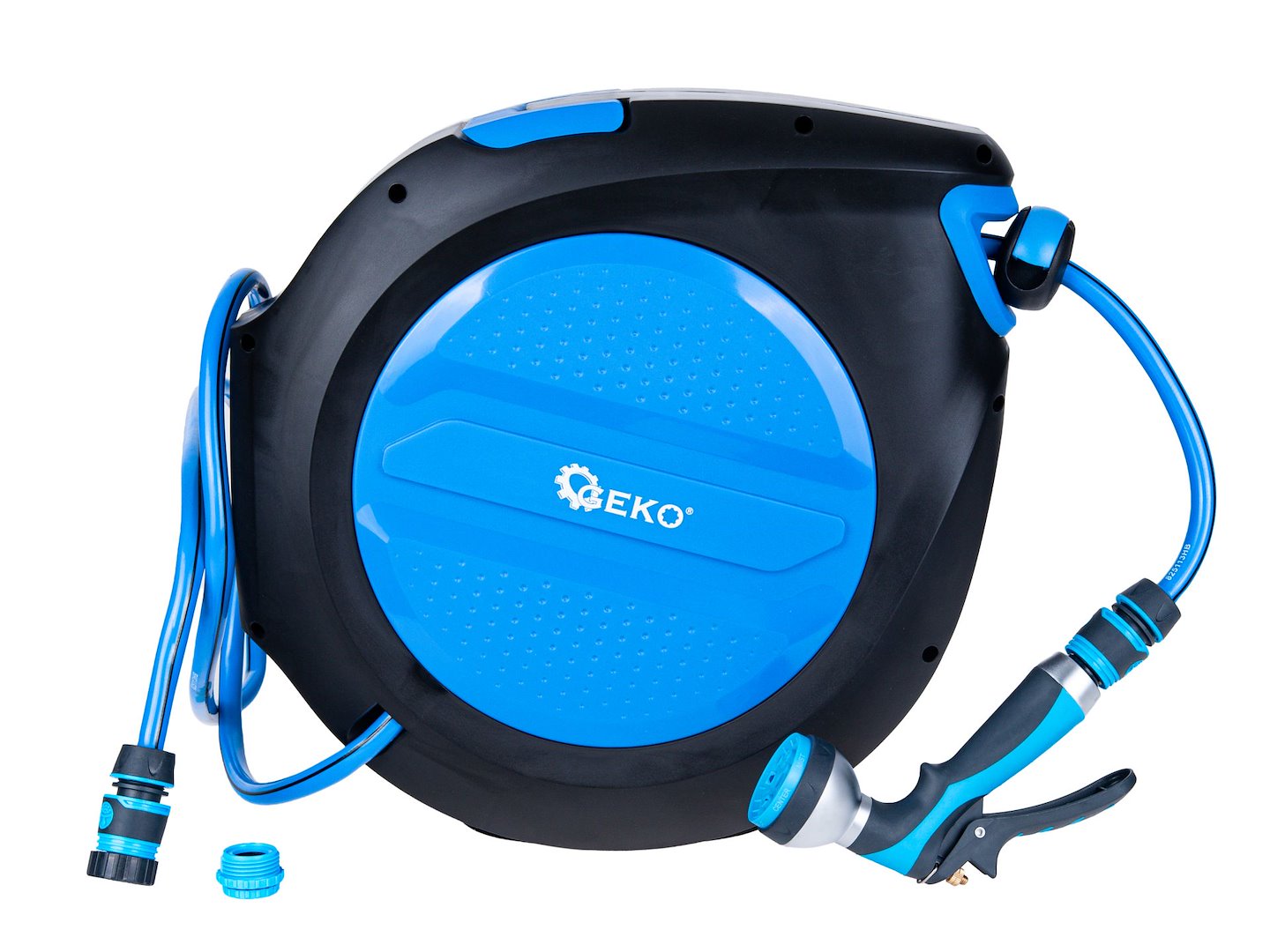 GEKO automatikus tömlőfelvevő kerti tömlővel 1/2" 30m SKY-LINE