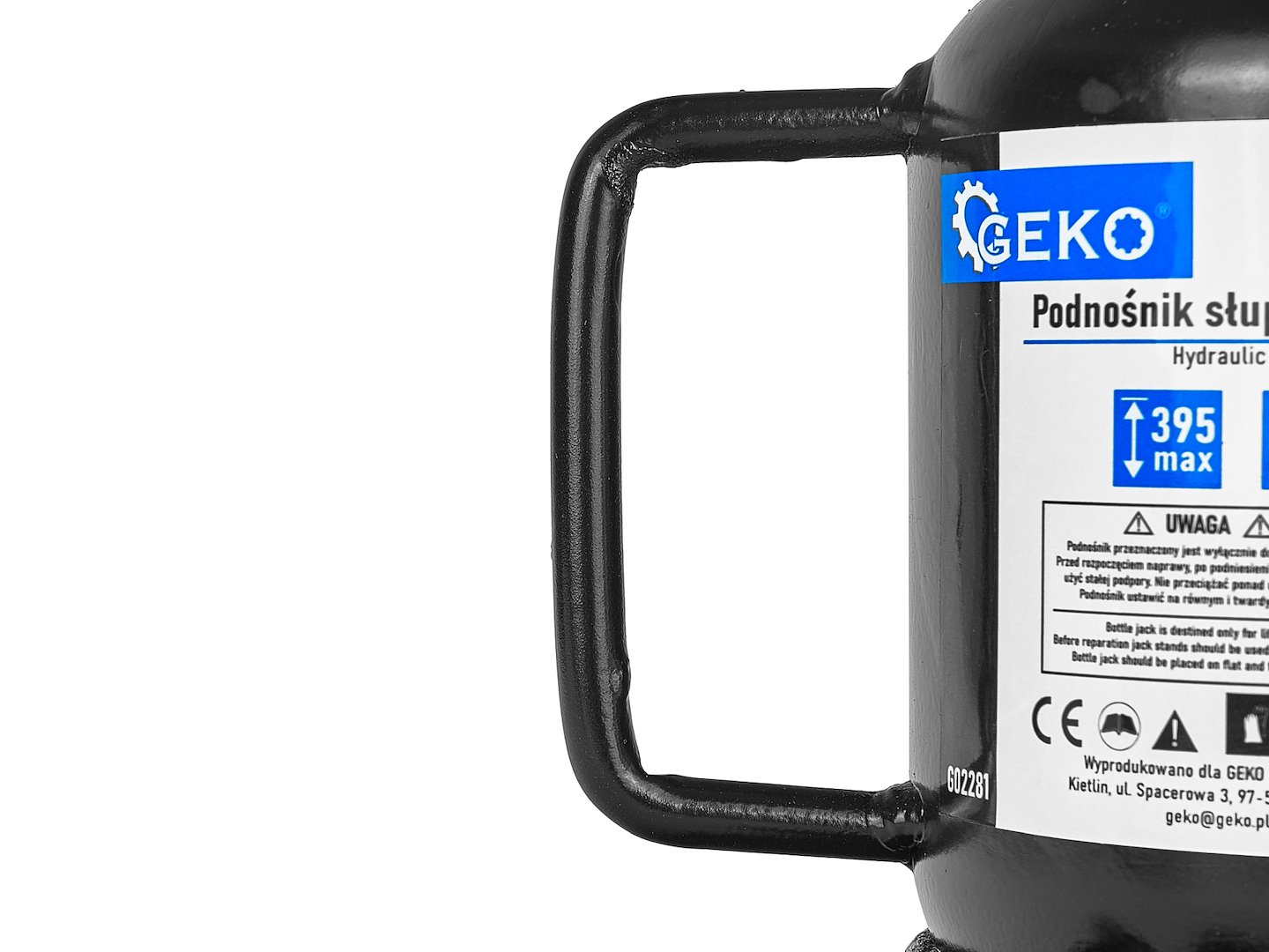 GEKO kétfokozatú hidraulikus oszlopemelő 6T alacsony profilú