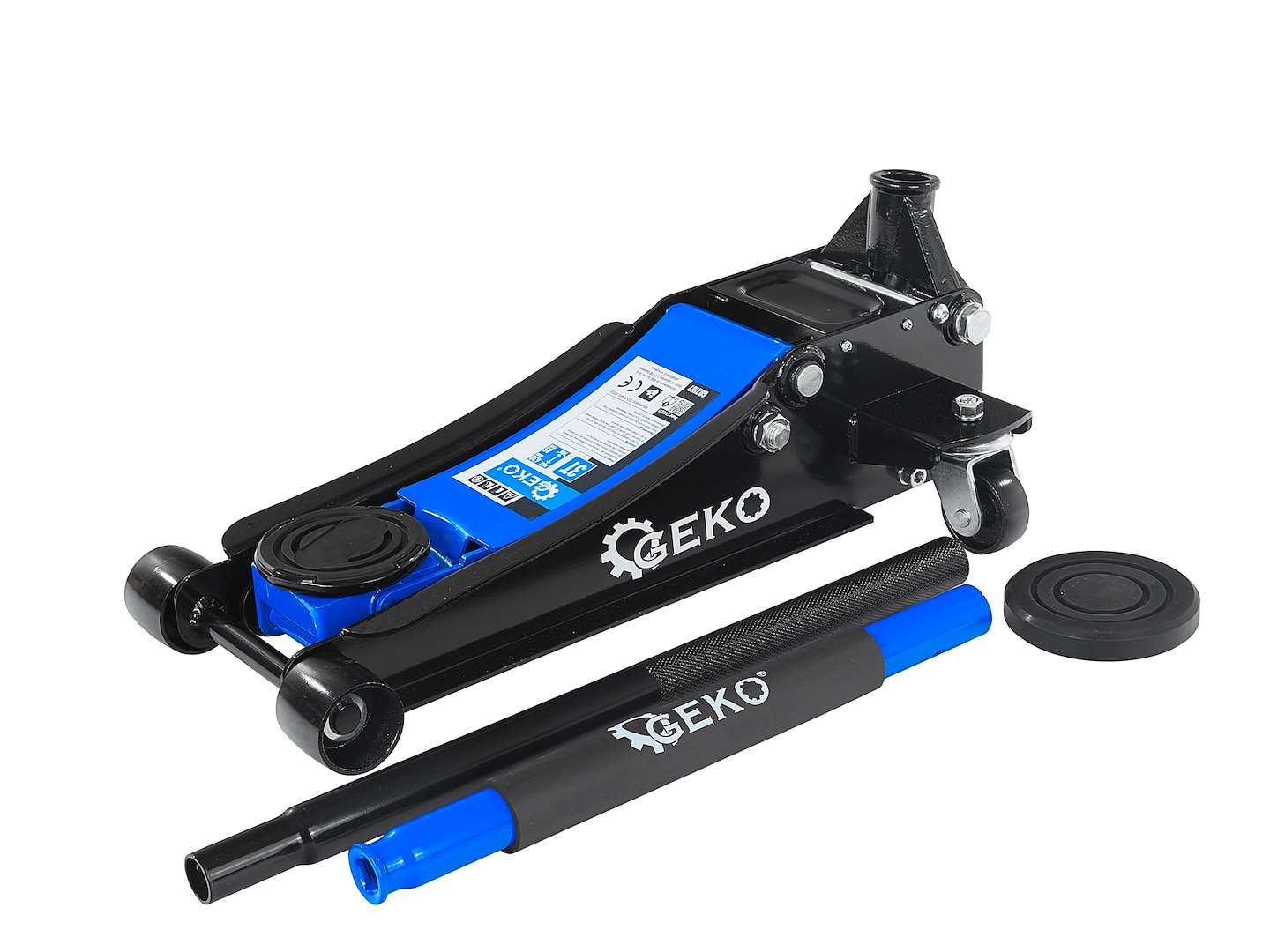 GEKO alacsony profilú 2 dugattyús hidraulikus emelő 3T 85-430mm