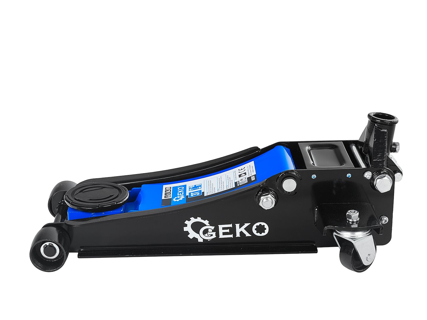 GEKO alacsony profilú 2 dugattyús hidraulikus emelő 3T 85-430mm