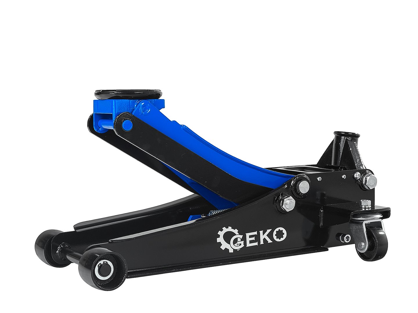 GEKO alacsony profilú 2 dugattyús hidraulikus emelő 3T 85-430mm