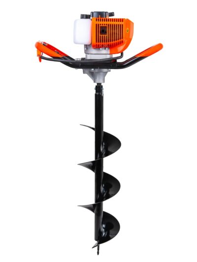 G84025 kép 2 GEKO benzines talajfúró 3 db fúrószárral (10/15/20cm) + 50cm adapter