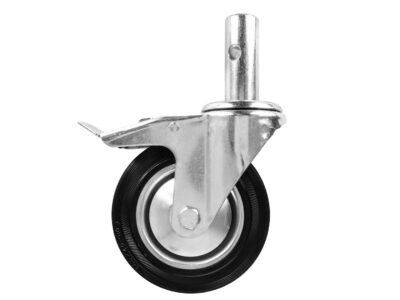 G71542 kép 2 GEKO állványkerék fékkel 160mm 125kg teherbírás