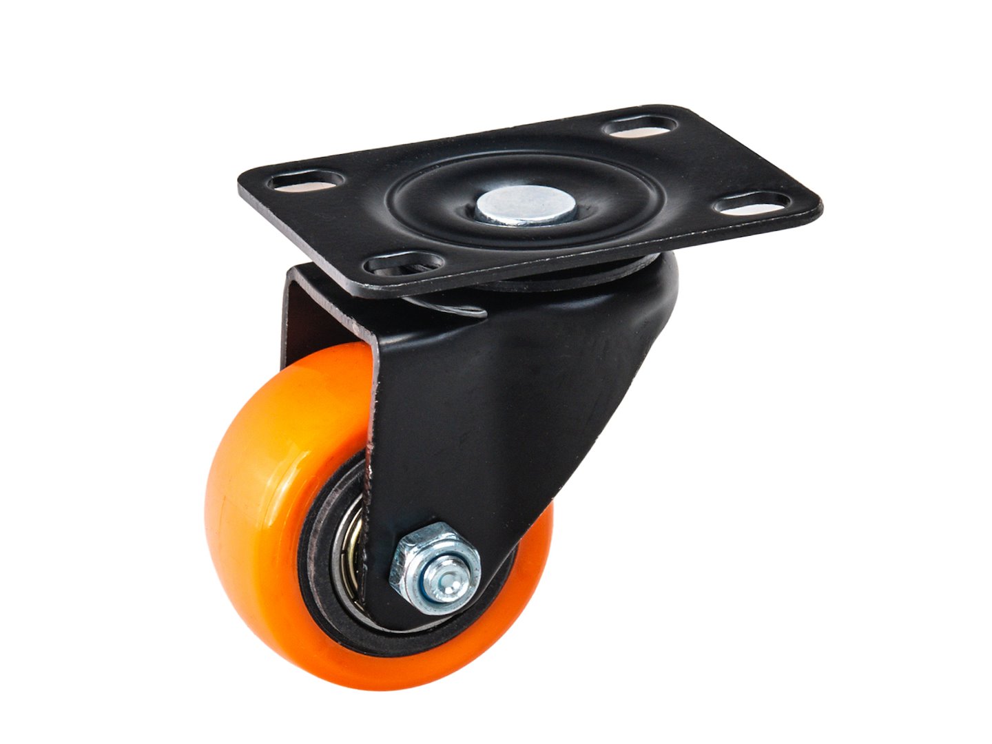 GEKO görgő készlet 40mm 40kg - 4db (2 fékes + 2 sima)