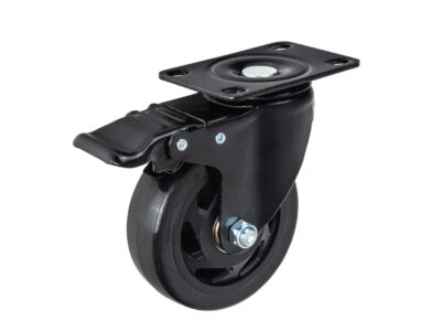 G71550 kép 2 GEKO görgő készlet 100mm 120kg - 4db (2 fékes + 2 sima)