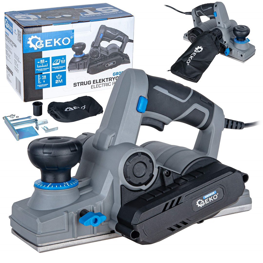 GEKO G80835 elektromos gyalu 82mm 750W