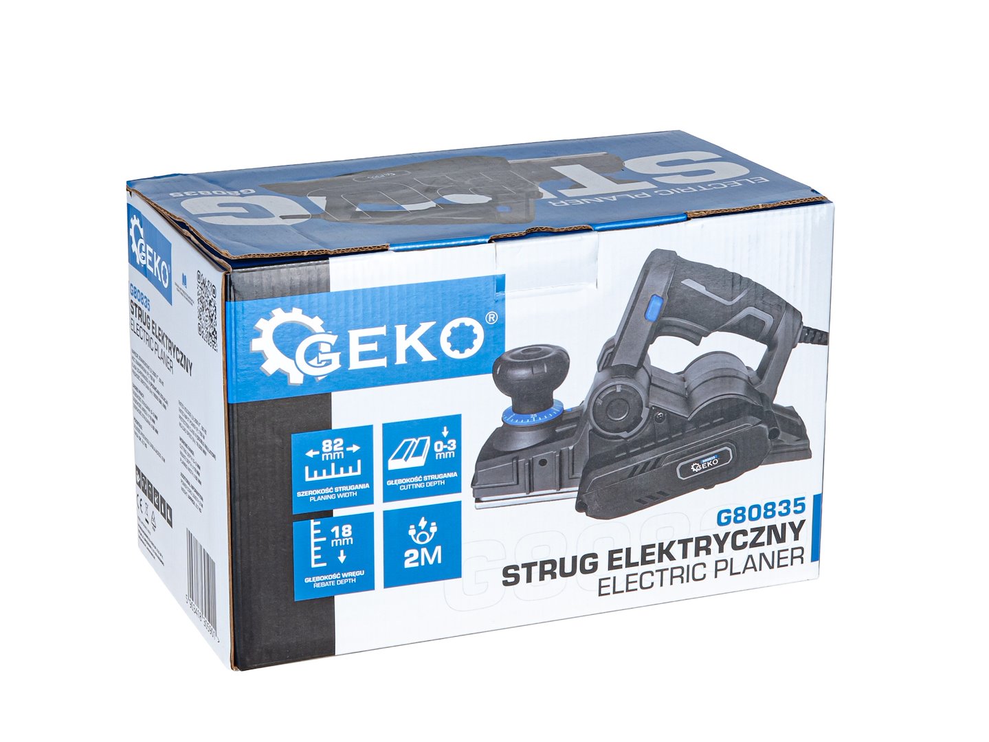 GEKO G80835 elektromos gyalu 82mm 750W