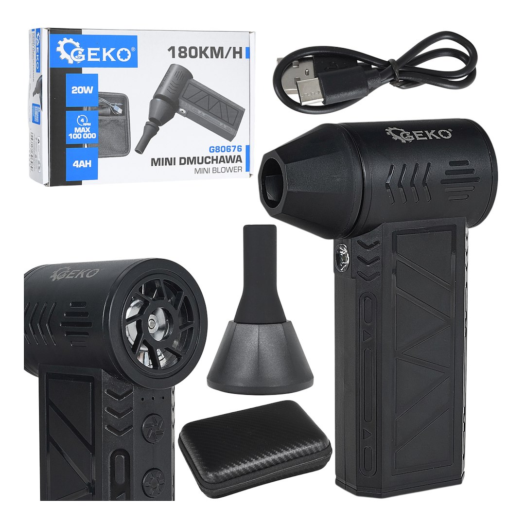 GEKO mini légfúvó 7.4V 4000mAh USB-C LED