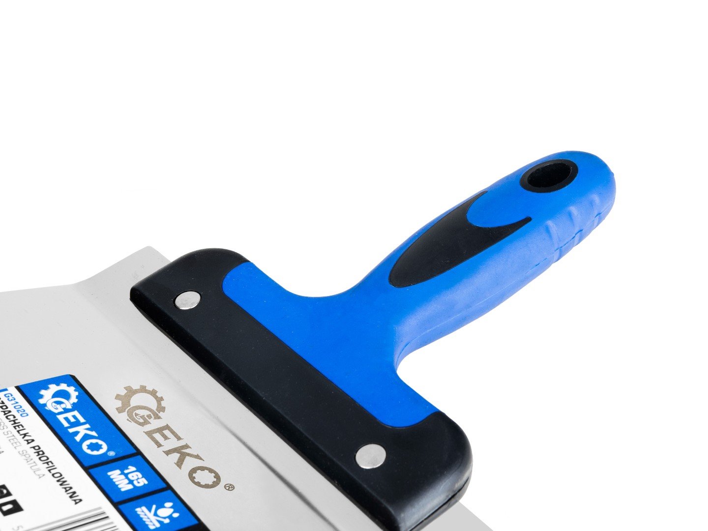 GEKO rozsdamentes profilozott simító 165mm