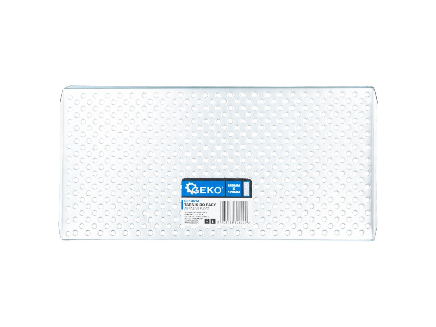 GEKO tartalék simítótalp 265x128mm ragasztható filc