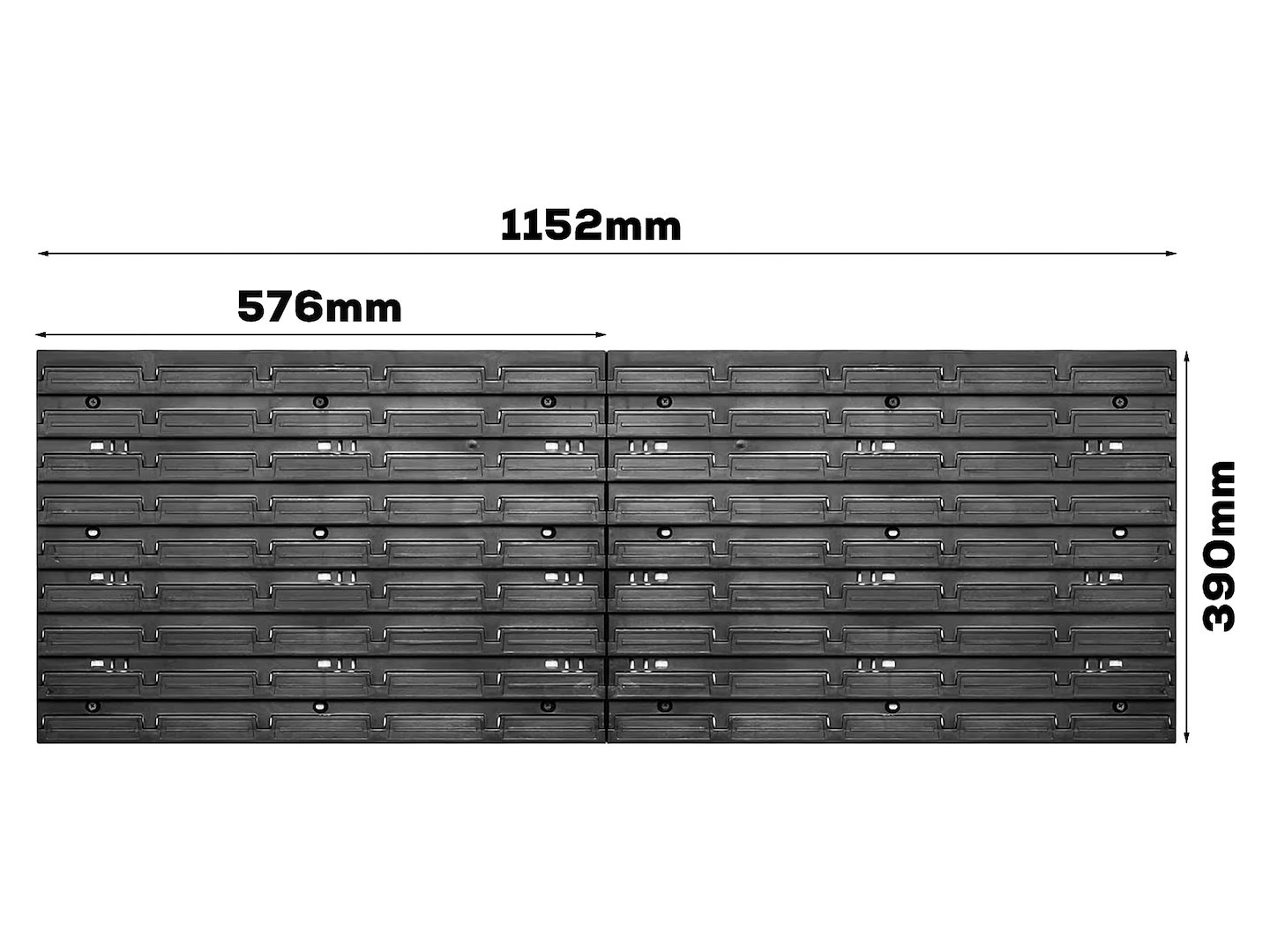 GEKO szerszámtartó panel 2 részes szett 576×780mm akcesszóriákkal