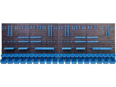 G73354 kép 2 GEKO Fali szerszámtartó rendszer 8 paneles 2304×780mm + 132 kiegészítő