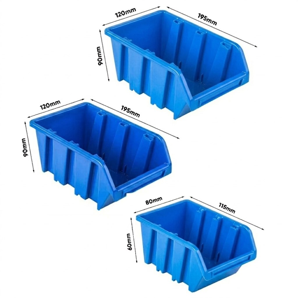 GEKO szerszámtartó fali panel rendszer 4 elemből 1152×780mm + 65 kiegészítővel