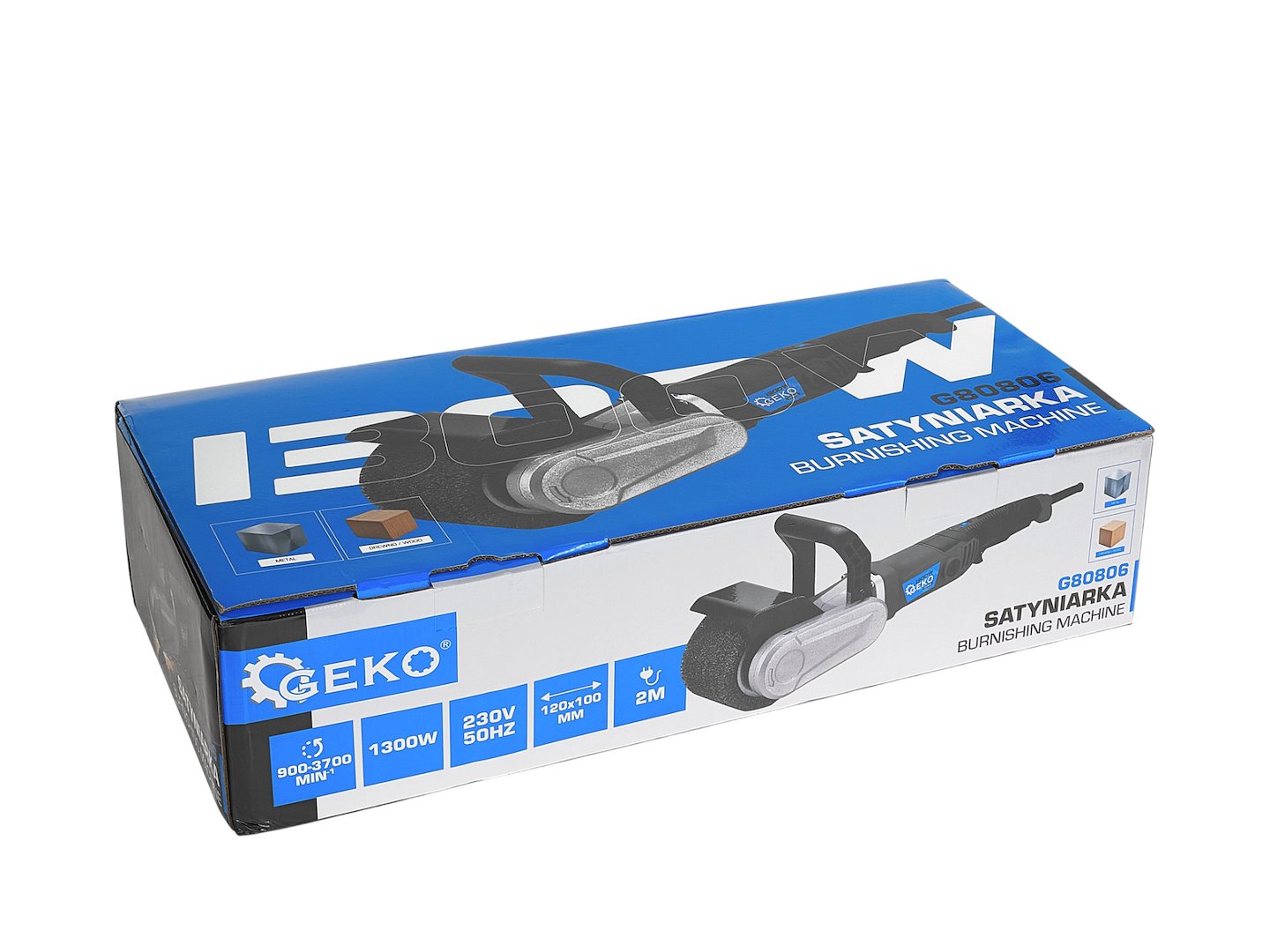 GEKO sarokcsiszoló 1300W fém és fa csiszolásához