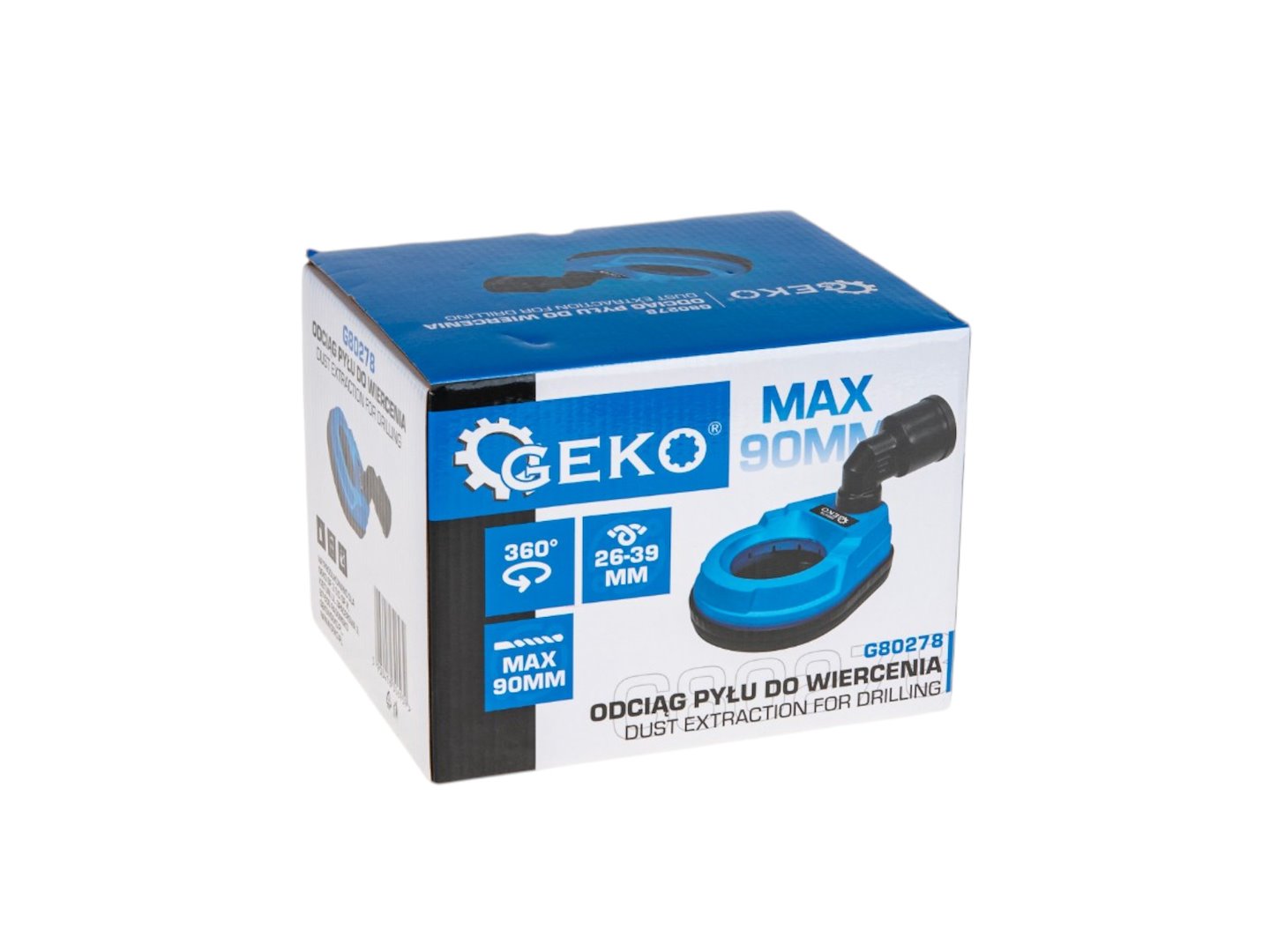 GEKO fúrási porelszívó adapter 90mm