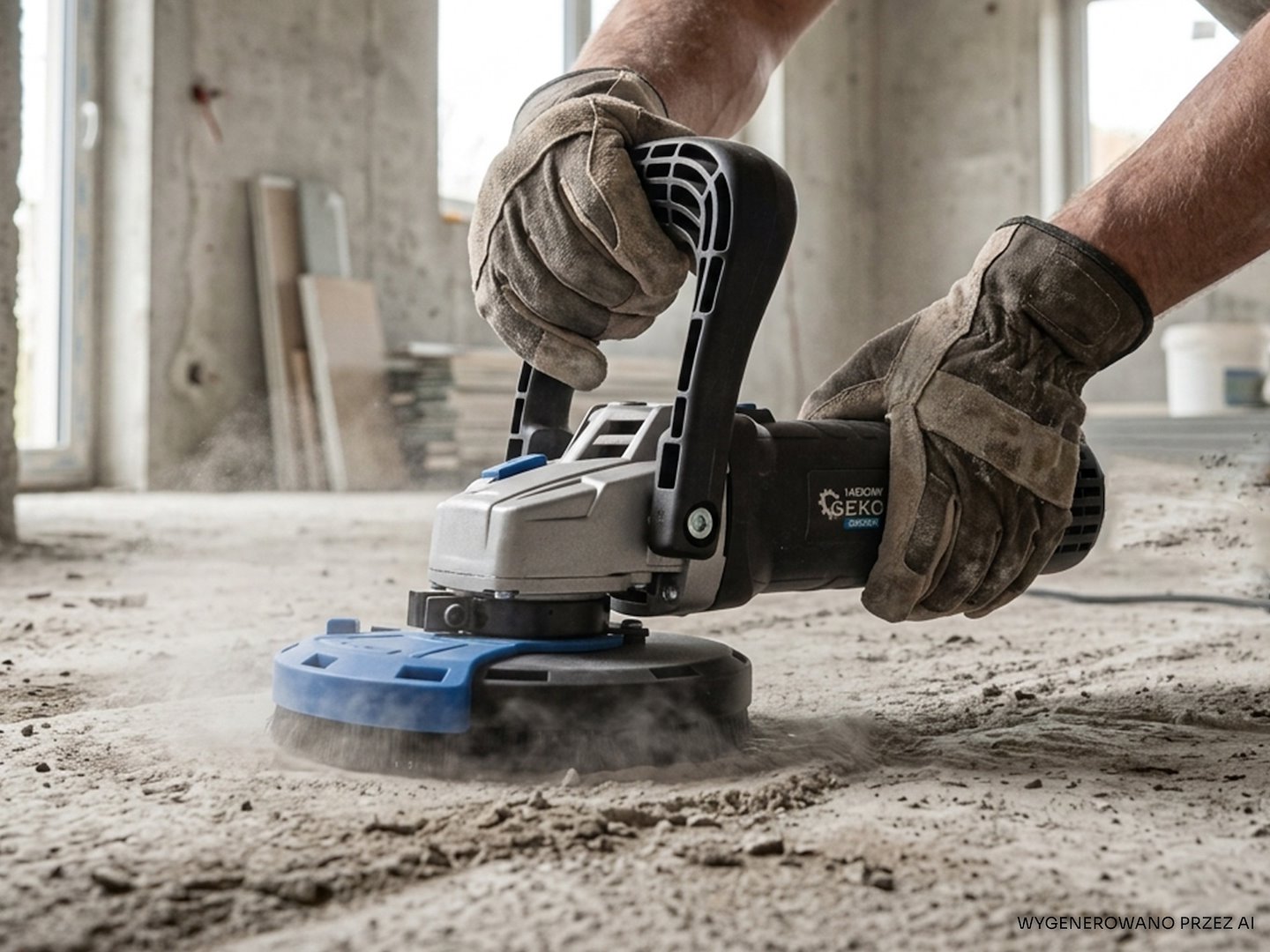 GEKO betoncsiszoló 125mm 1400W