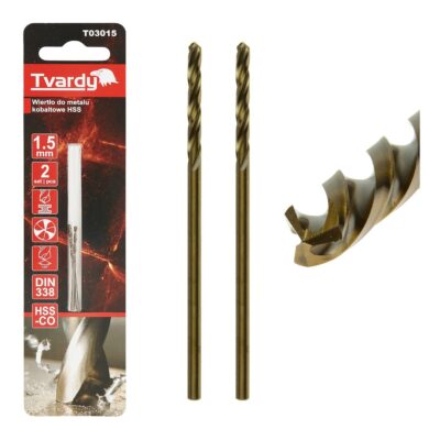 GEKO HSS-Co kobalt fémfúró 1,5 mm