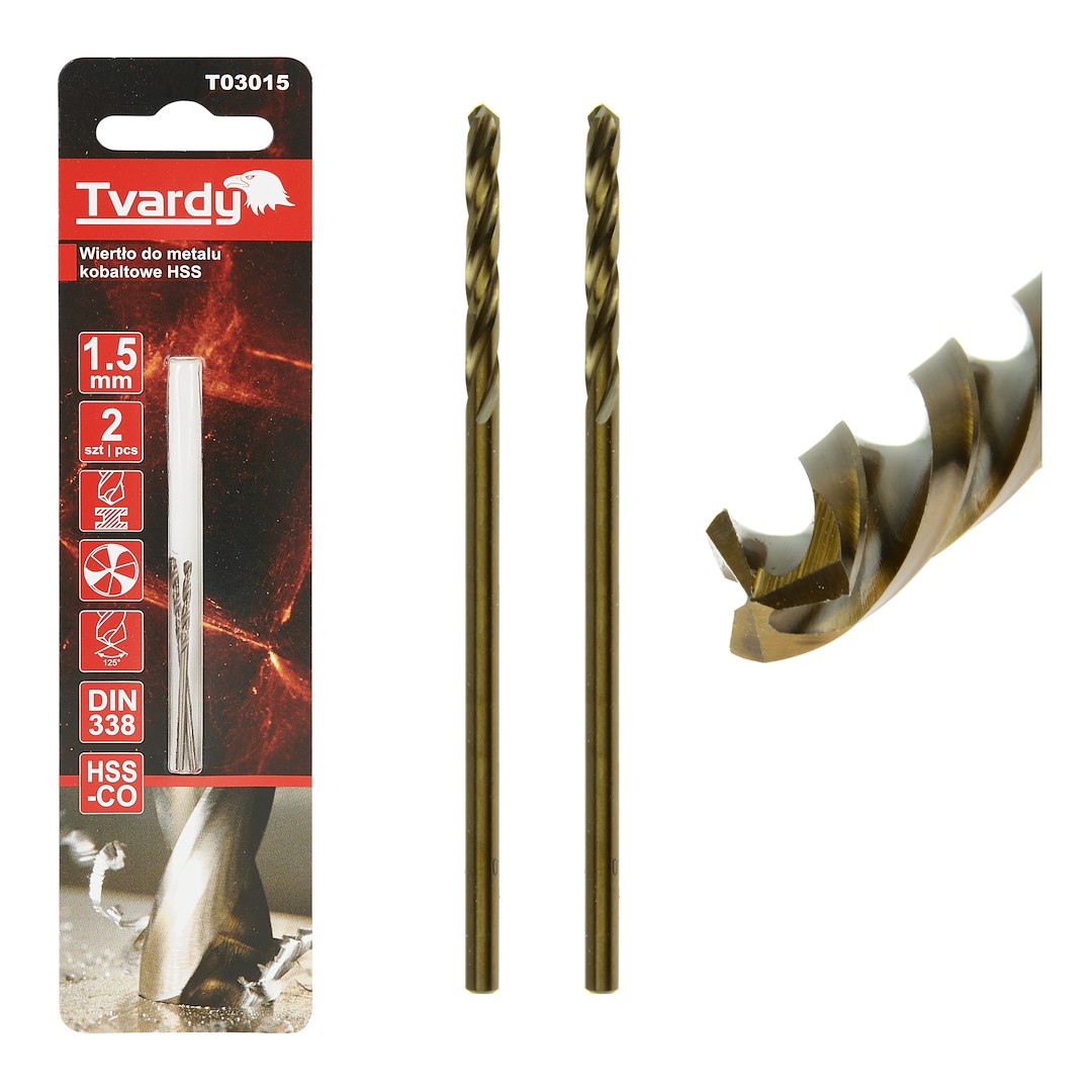 GEKO HSS-Co kobalt fémfúró 1,5 mm