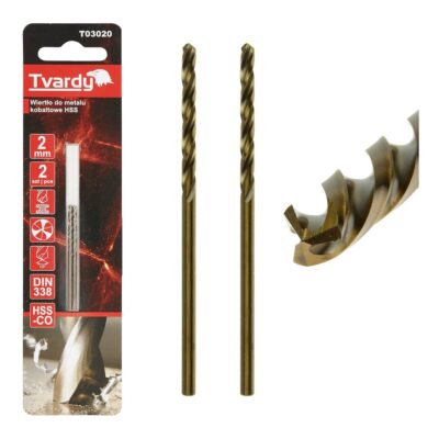 GEKO HSS-Co kobalt fémcsigafúró 2 mm