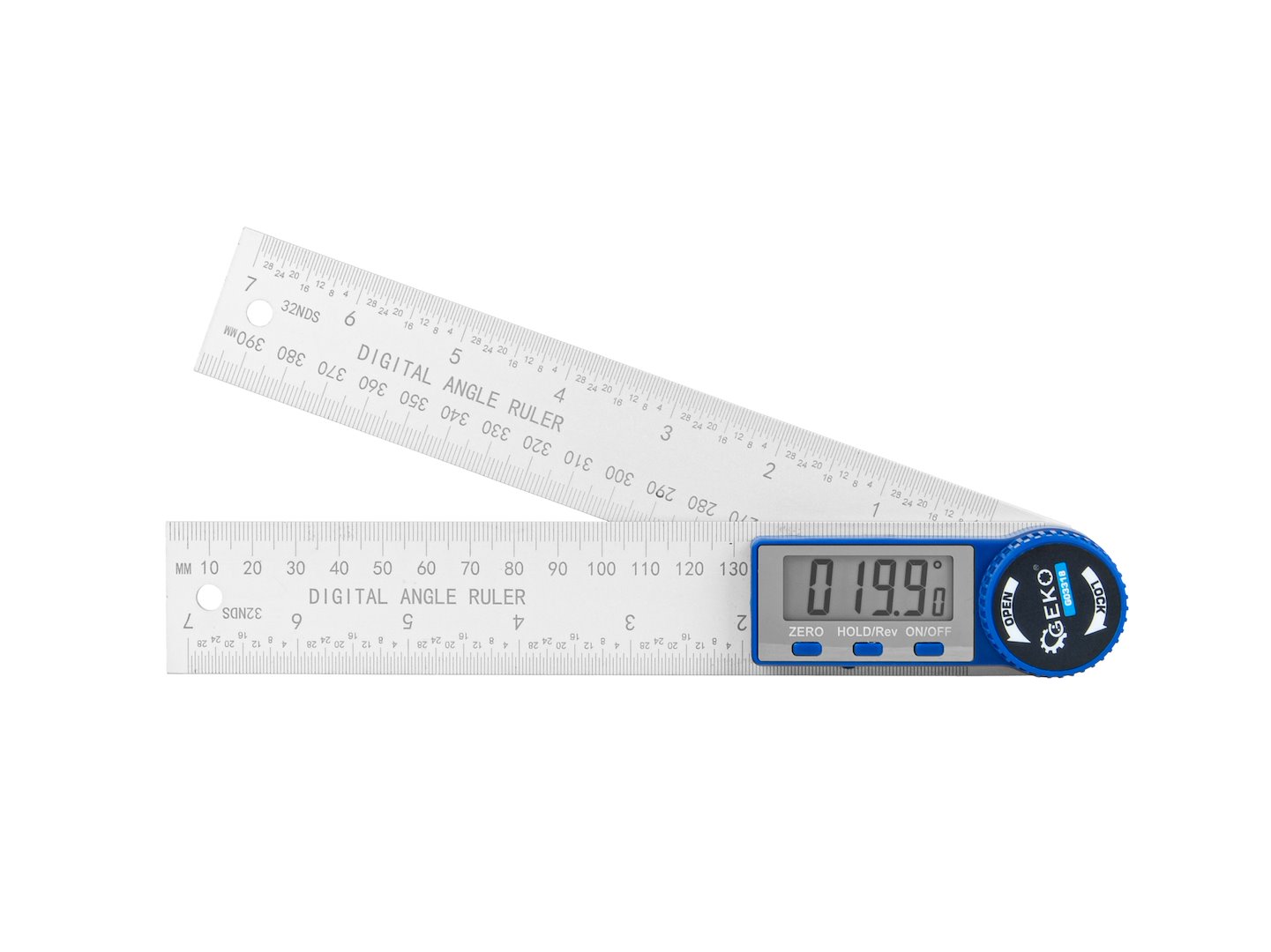 GEKO digitális szögmérő 200mm - pontos szögmérés és dőlésszög mérés