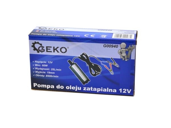 12V 60W 25L/perc dízel merülő tankszivattyú gázolaj szivattyú - Image 3