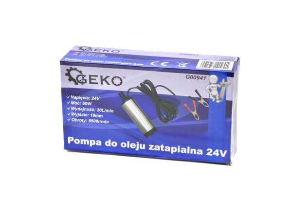 24V 60W 25L/perc dízel merülő tankszivattyú gázolaj szivattyú - Image 3