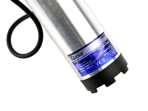 12V 40W 15L/perc dízel merülő kannaszivattyú Ø39mm gázolaj szivattyú csővel - Image 9