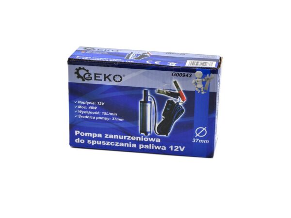 12V 40W 15L/perc dízel merülő kannaszivattyú Ø39mm gázolaj szivattyú - Image 3