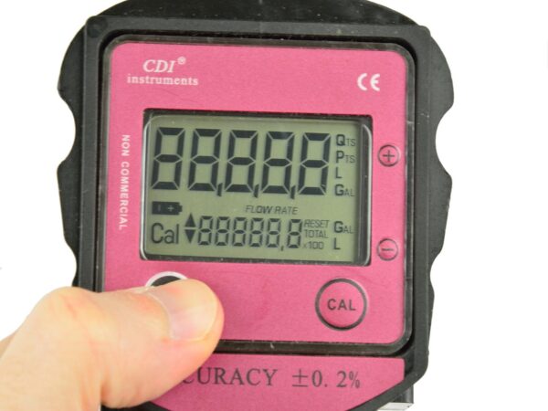Üzemanyagtöltőpisztoly gázolaj szivattyúhoz digitális LCD mérőórával - Image 5