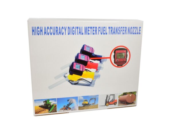 Üzemanyagtöltőpisztoly gázolaj szivattyúhoz digitális LCD mérőórával - Image 9