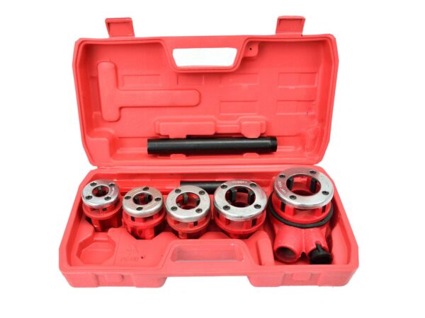 Csőmenetvágó készlet 5 részes 3/8"-1,1/4"