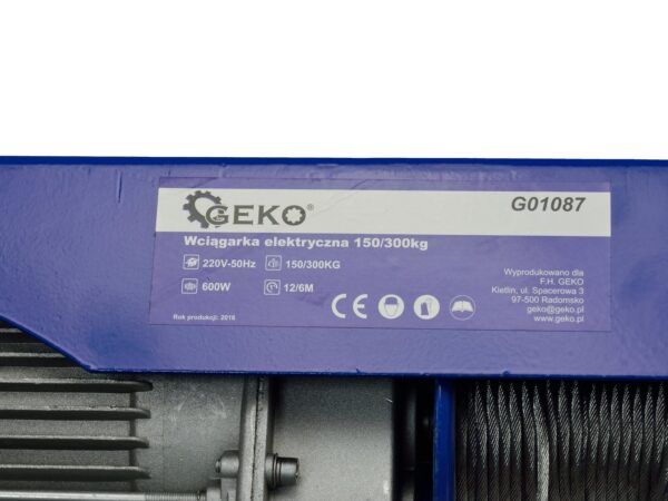 Elektromos csörlő 150/300kg - Image 9