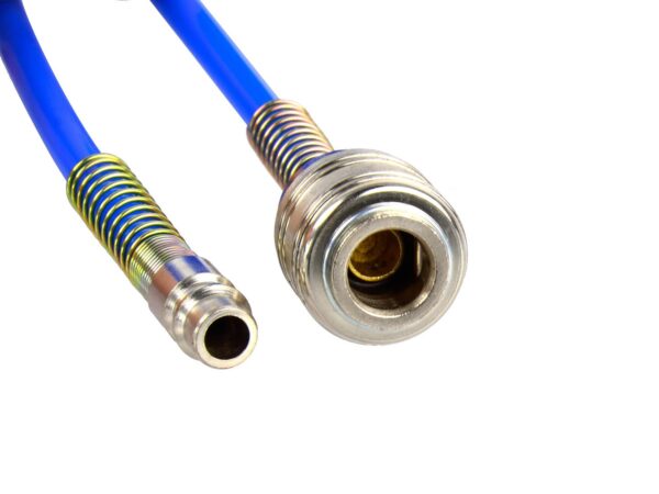 Kompresszor spiráltömlő gyorscsatlakozóval PE 8x5mm 15m - Image 4