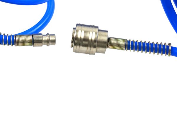 Kompresszor spiráltömlő gyorscsatlakozóval PE 8x5mm 20m - Image 3