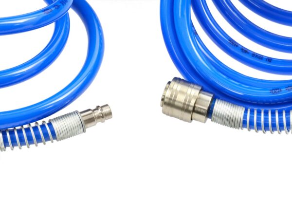 Kompresszor spiráltömlő gyorscsatlakozóval PU 10M /12x8mm - Image 3