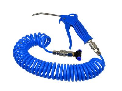 Lefuvató pisztoly tömlővel