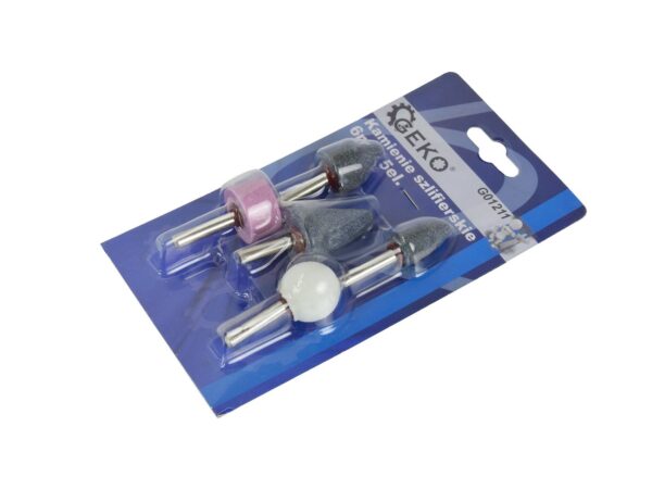 Csapos köszörűkő készlet 6mm 5 részes