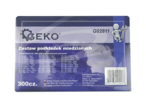 Réz "cu" tömítés készlet 300 darabos - Image 3