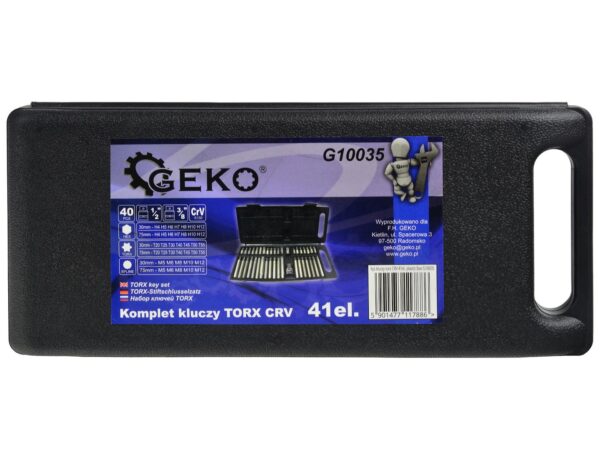 Torx készlet 41 részes műanyag kofferben