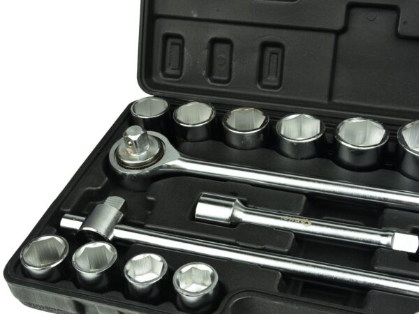 Dugókulcs készlet 21 részes 3/4" hatszög 21-50mm műanyag kofferben - Image 3
